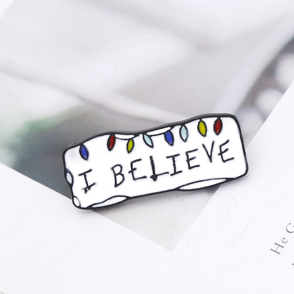 Plating Design Classic Style Pin Letter Alloy Plating Unisex Brooches