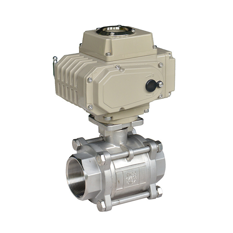 螺纹式电动球阀 电动三片式球阀  丝扣电动球阀