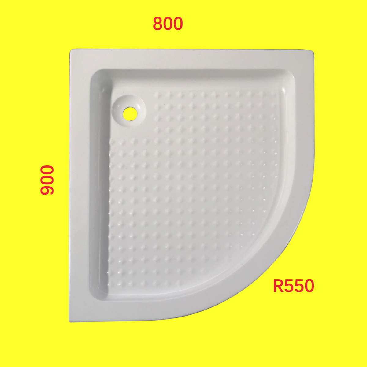 厂家定做弧扇形亚克力玻璃钢淋浴房底座不锈钢支架加固承重300kg|ms