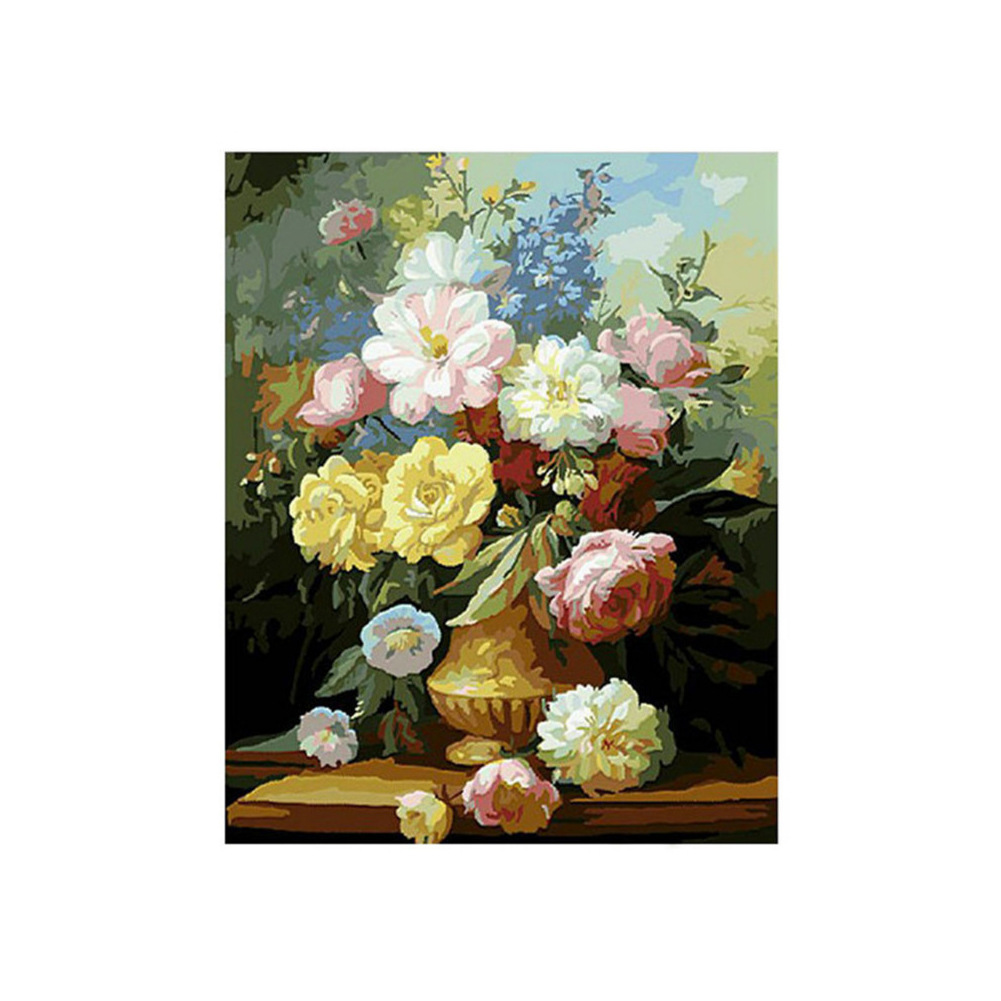 Noche ciudad DIY pintura al óleo digital fábrica al por mayor sin marco combinación apretado marco interior estilo más de 1 unidades entrega