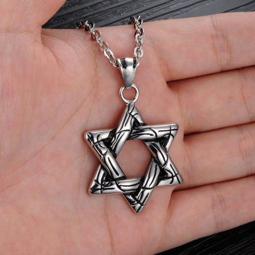 Children's Hip-Hop Stainless Steel Necklace Decorative Pendant for Boys, Street Dance Charms, Student Accessories