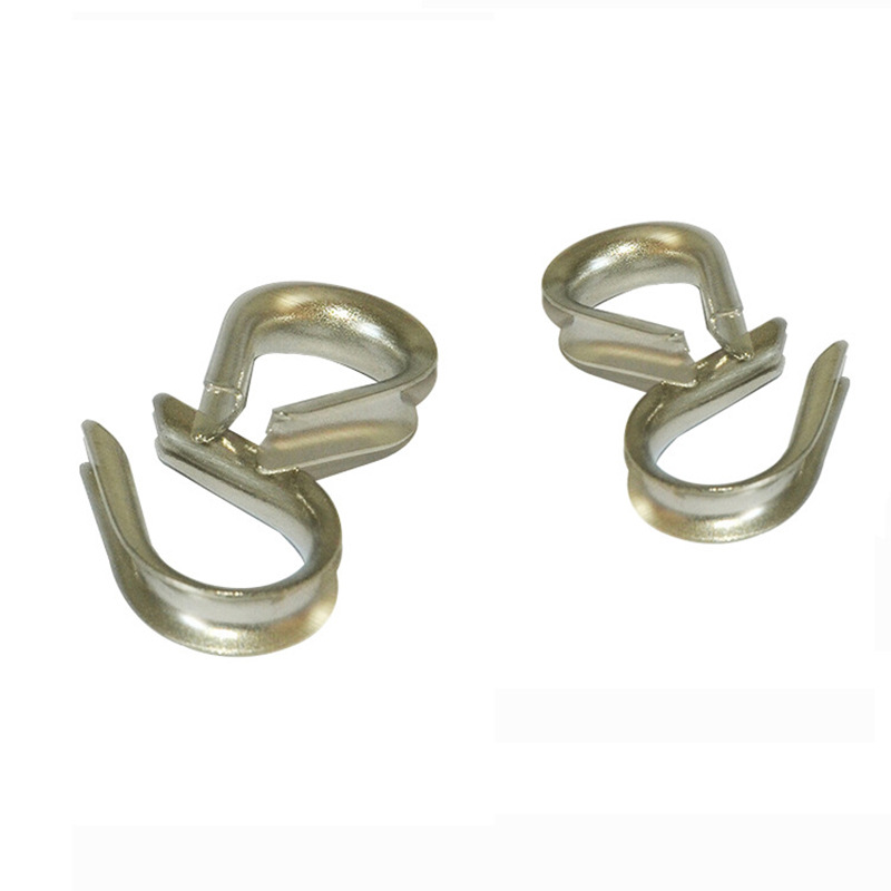 高强度鸡心套环 碳钢材质夸口鸡心环 多规格鸡心环批发