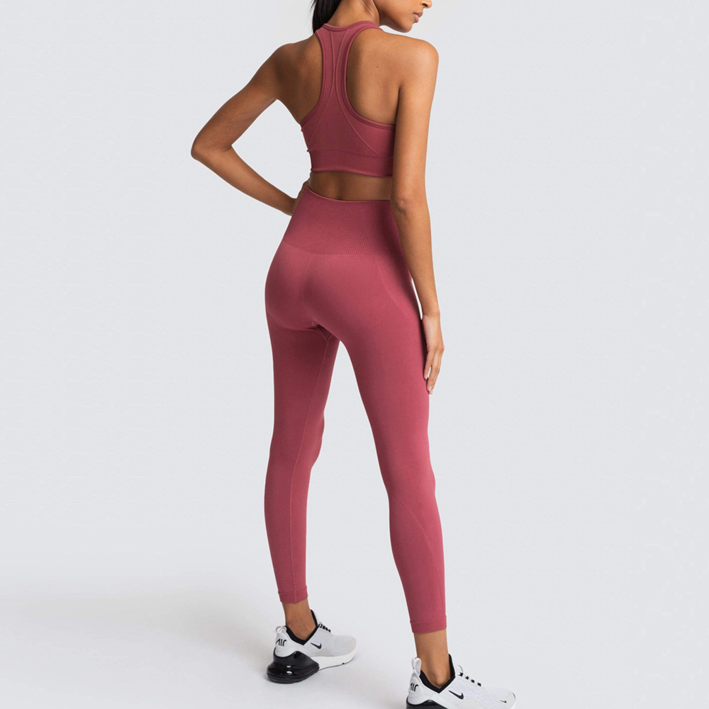 Seamless Knitted Sports Yoga Suit NSNS23587