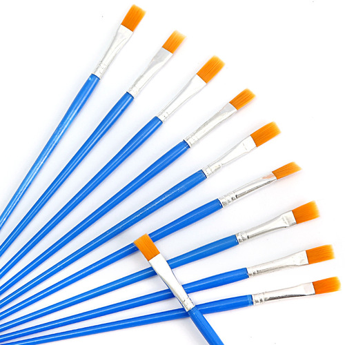 Children's painting brush graffiti coloring pigment nylon brush kindergarten tracing line hook pen watercolor gouache row pen