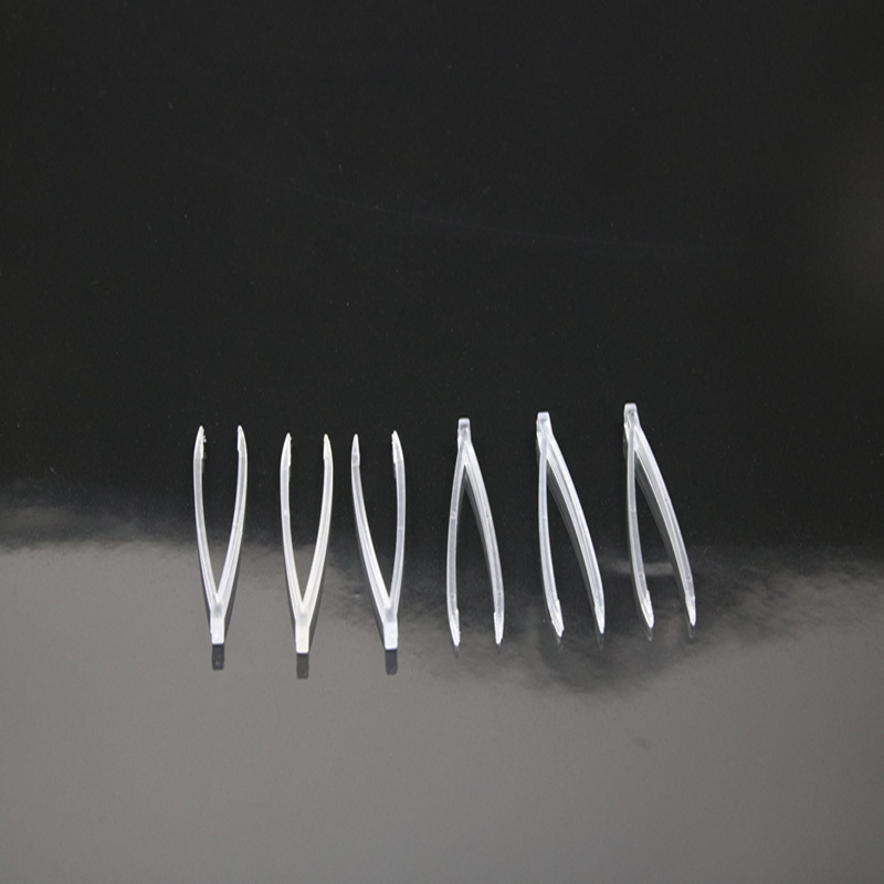 厂家批发隐形眼镜夹子塑料透明隐形眼镜镊子 美瞳盒夹子 软头镊子