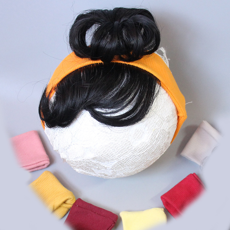 Kid's Sweet Ball Head Cloth Hair Band display picture 5