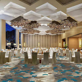 广州雅地酒店客房商用办公地毯楼梯防滑地毯商用涤纶印花圈绒地毯