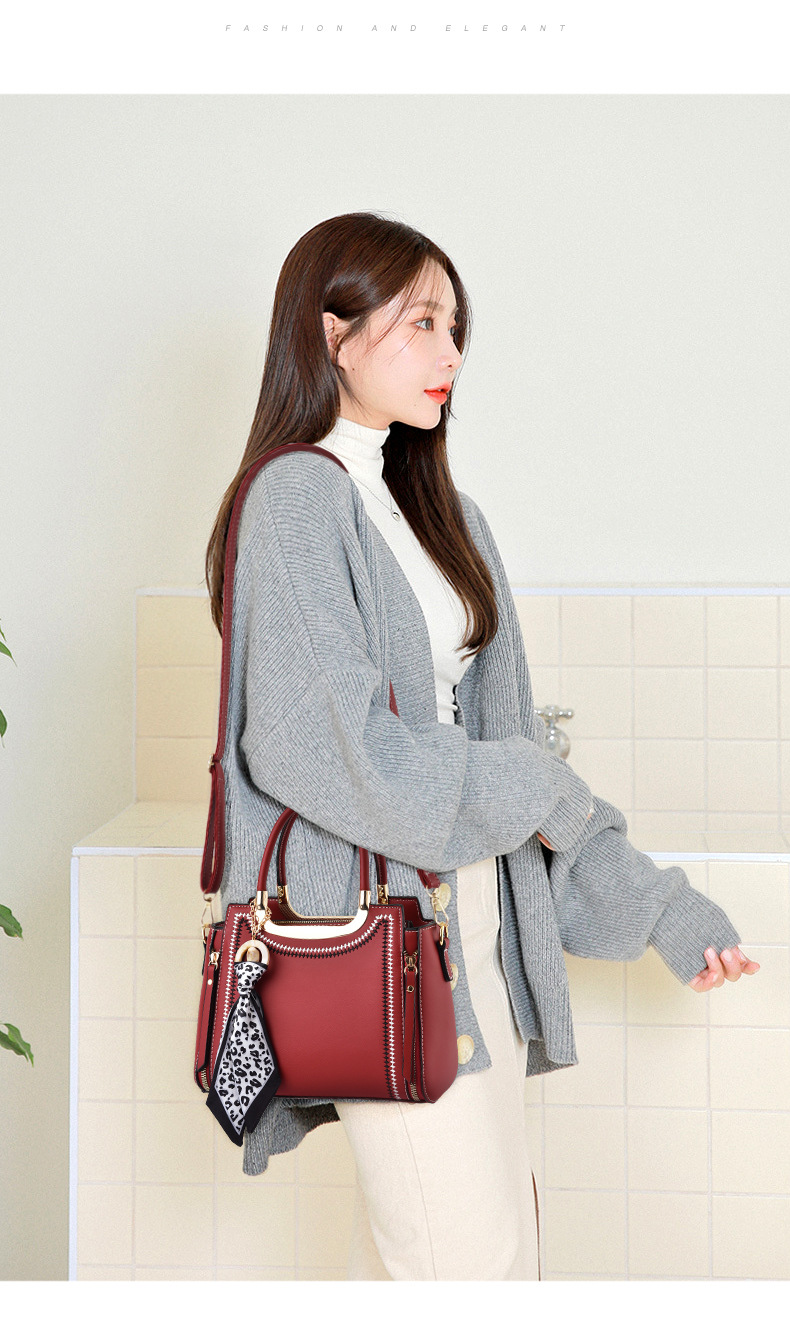 810g Weight Polyester Cotton Lining Material Zipper Closure Type Top Handle Strap Type Handbag Bags Type Casual, Daily Occasion Pu Leather Material Solid Color Pattern All Seasons Season Women's Gender Elegant Style Square Shape Women's Pu Leather Solid Color Elegant Square Zipper Handbag