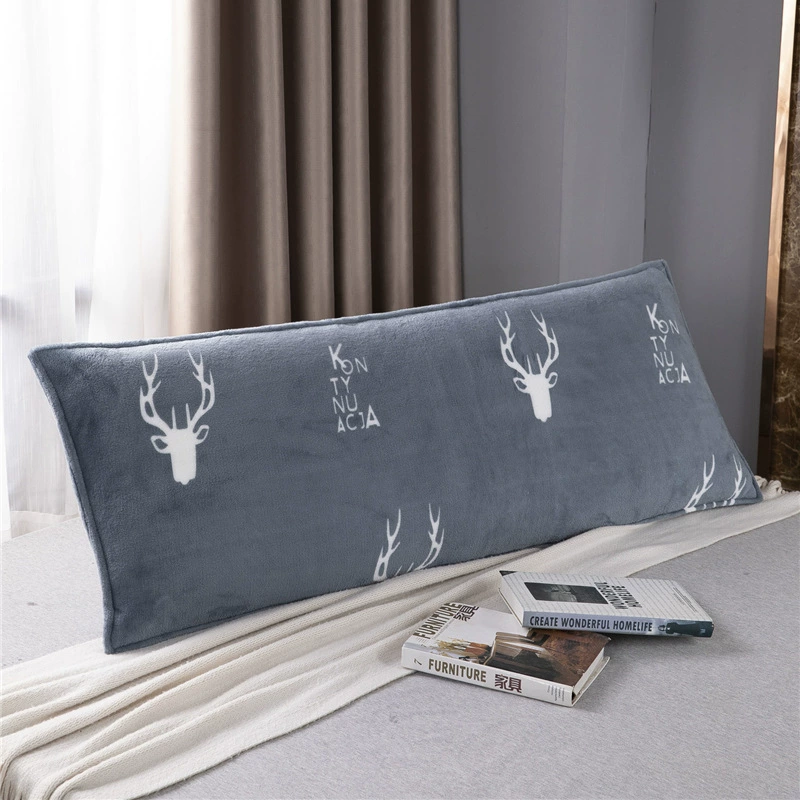 Keep warm coral flannel pillowcase, upgraded version