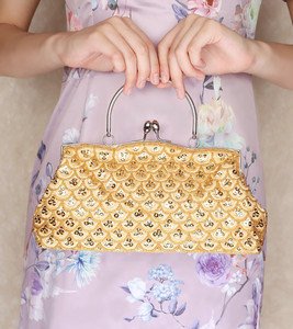 现货批发手工精致珠绣包手提串珠包晚宴包凝聚传统手工工艺2564