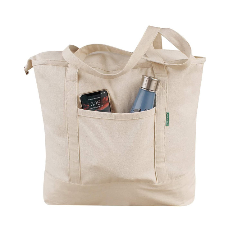 厂家生产加厚帆布袋多功能内袋棉布手提袋环保时尚拼接空白棉布袋