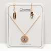 Singapore chomel Necklace Six awn star French Retro senior temperament Clavicle chain customized