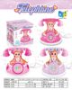 Cartoon small retro music telephone, family toy for princess, new collection