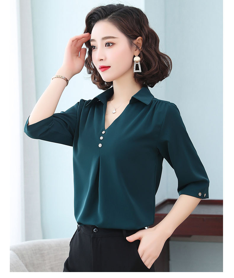 Chemisier en Mousseline de soie - Ref 3429274 Image 28