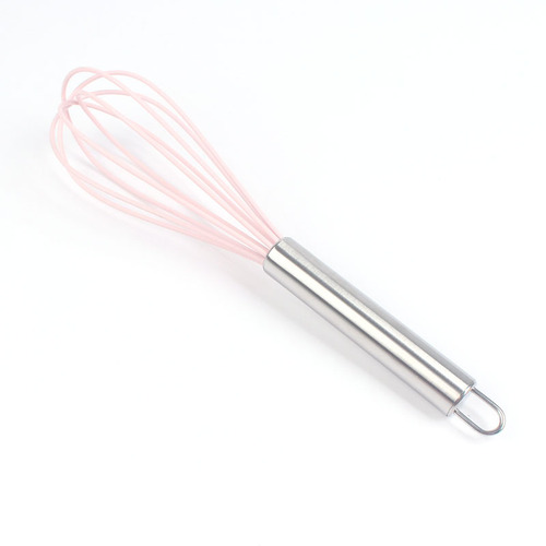 10-inch manual silicone egg beater stainless steel handle egg mixer household egg beater manual milk frother