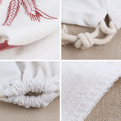 Canvas bag, rice bag, rice jute bag wholesale, large drawstring bag, flour bag packaging bag 
