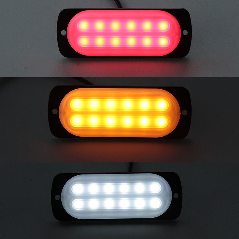 12V 12LED colorido intermitente coche tren camión SUV pickup luz lateral
