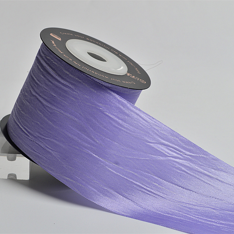 Impresión de la cinta arco regalo cuerda cinta plisada coreana accesorios de embalaje en stock al por mayor Corea del Sur cinta de poliéster