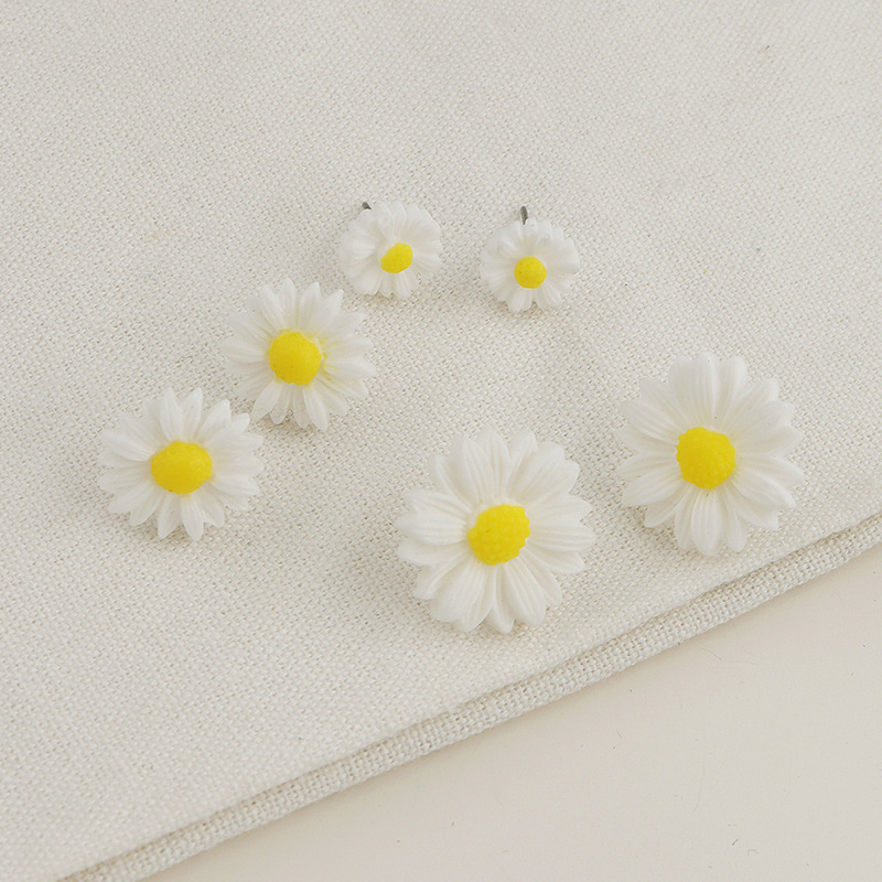 Popular New  Flower Earrings Set display picture 3