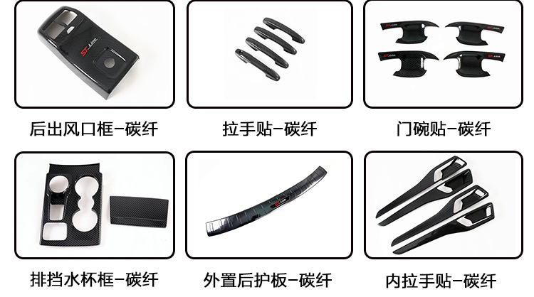 Suitable for 20 Ford Sharp rearview mirror decorative cover, reversing mirror anti-scratch protective cover, auto modification accessories