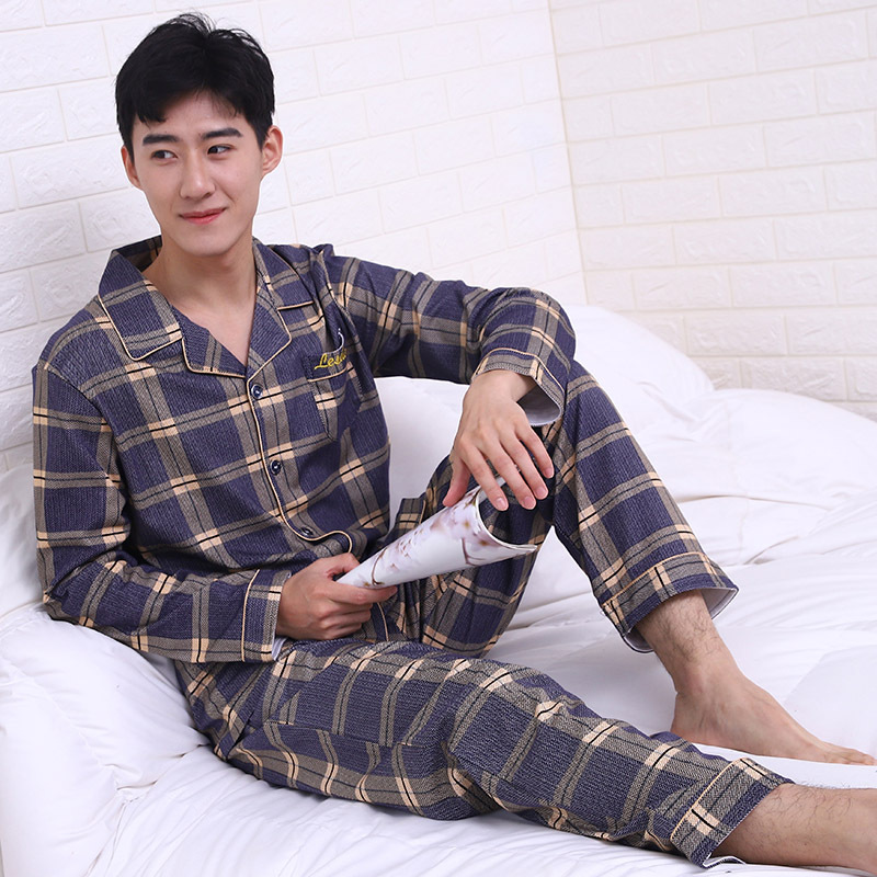 100% pijamas de algodón de las mujeres de primavera y otoño traje de primavera y otoño estudiantes de estilo coreano más tamaño ropa para el hogar de invierno