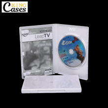 白色單碟Wii游戲光盤包裝盒DVD光碟儲存盒PP塑膠收納盒廠家直銷