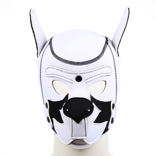 Factory store sex toy props headgear dog head nostril foxhound mask mask removable play toy