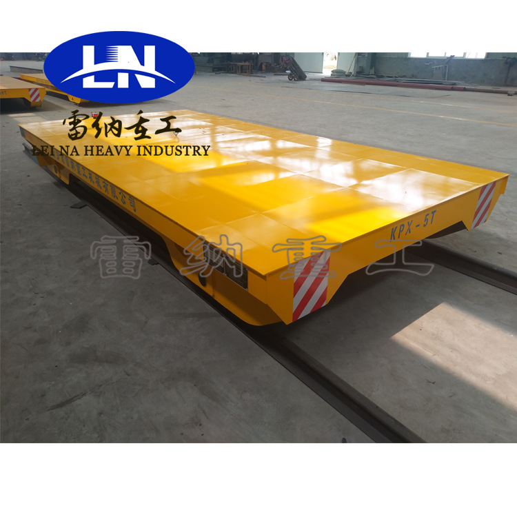 铁路轨道车间蓄电池电动搬运平台转运车 厂区物料周转有轨平板车