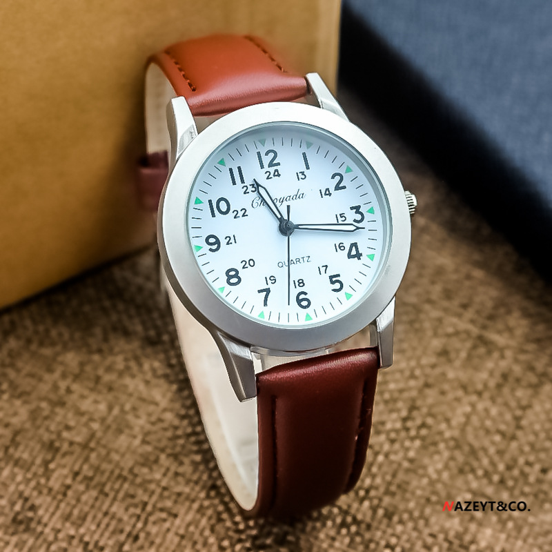 Børneur Drengebælte vandtæt lys-i-mørke-ur Studerende mandlige og kvindelige studerende 24-timers testur_voghion.com