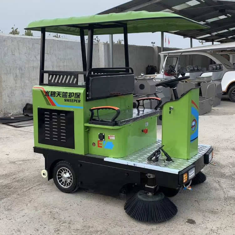 源头厂家环保清扫车 电动扫地机半封闭式扫地车