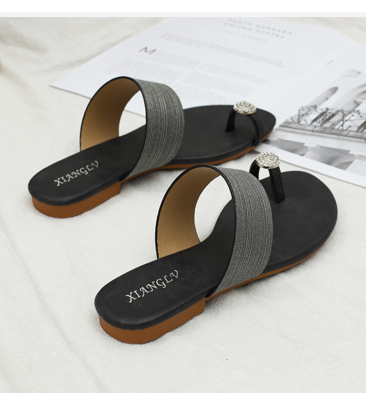 Women's Vacation Solid Color Open Toe Slides Slippers display picture 13