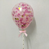 Colored paper, transparent nail sequins, balloon, decorations, wholesale, 5inch