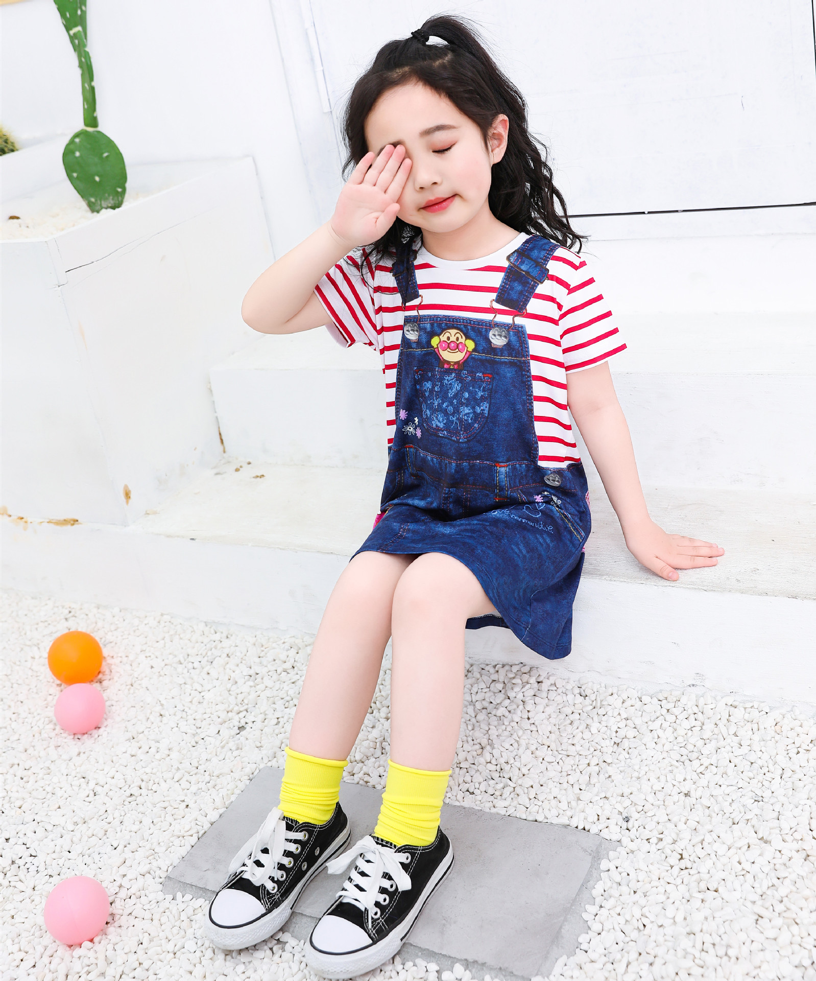 New Anpanman toddler girls T-shirt fake...