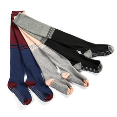 廠家直銷防滑瑜伽運動襪地板襪一件代發 過膝精梳棉長筒瑜伽襪