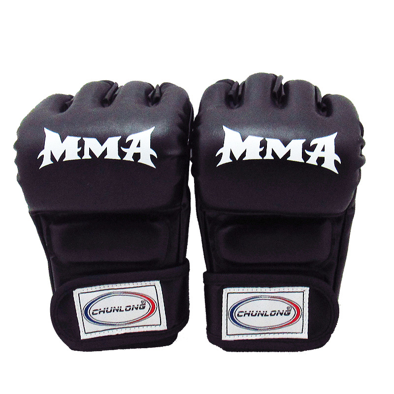Adult Boxing Gloves Professional Sanda Muay Thai MMA Half Finger Taekwondo Fighting Professional Sandbag Training Boxing Gloves