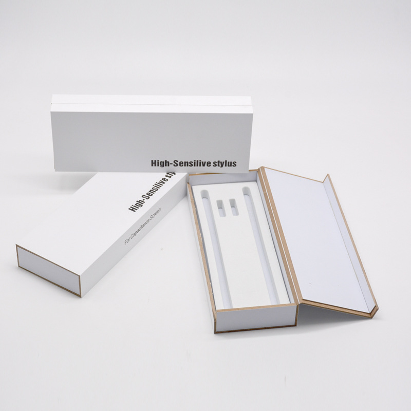 新款高档商务木质翻盖盒 圆珠笔钢笔精品礼品包装盒定制logo木盒