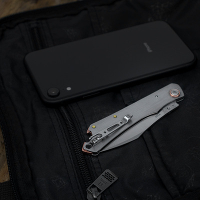 三刃木新品9306輕戶外高硬度鋒利折疊刀開瓶器玫瑰金時尚水果刀