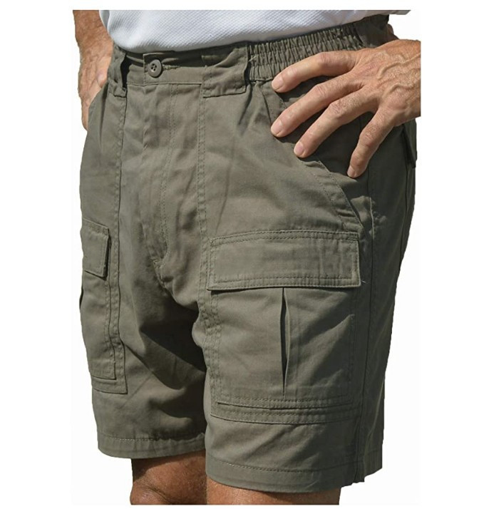 2024 New Summer Men's Casual Multi Pocket Work Loose Outdoor Shorts for Men_voghion.com