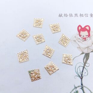DIY���L�Ʒ��� ���L�l���FƬ14*13mm������ε������u���L�l�