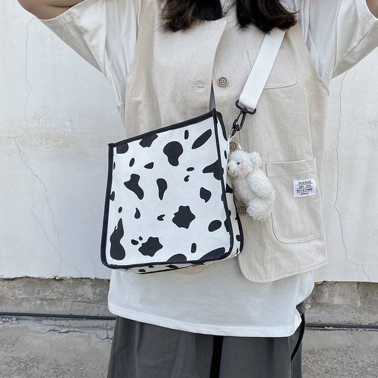 Fashion Students Creative Funny Personalized Cow Print Small Bag  Wholesale Nihaojewelry display picture 47