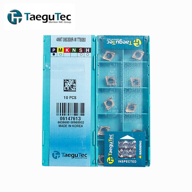 韩国特固克 Taegutec数控刀片 4NKT 060308R-M TT9080 铣削现货