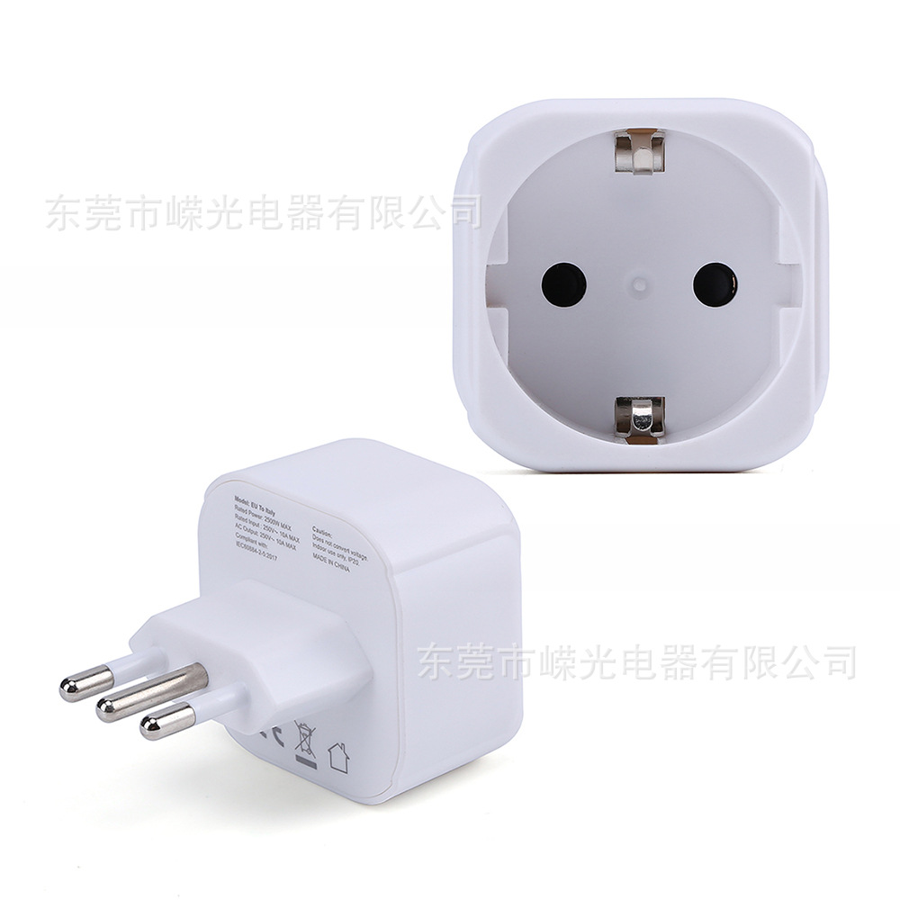 产销850IT意大利转欧标德法式转意大利头Schuko韩国插头转意大利