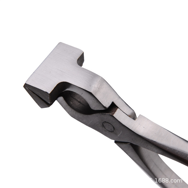 Acero inoxidable alicates de marco superior alicates de cuero alicates de cabeza recta alicates de bolso de la cartera alicates de bolsa de plata