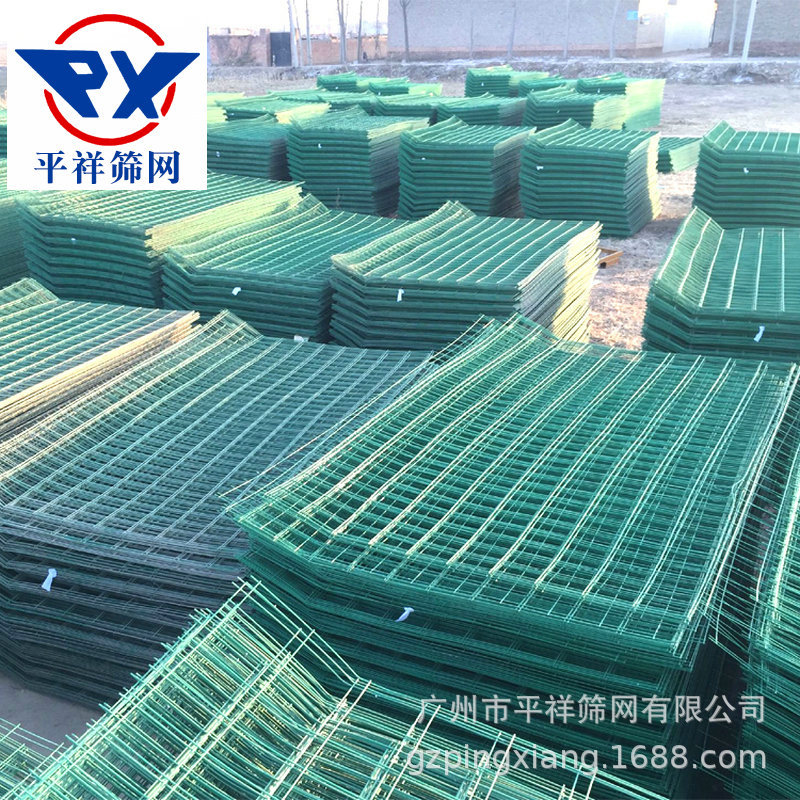 高速公路道路护栏网双边丝圈地双边丝护栏养殖绿化双边护栏