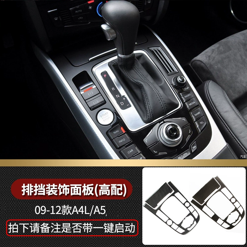 Audi, glass holder for navigator carbon fibre, modified light panel