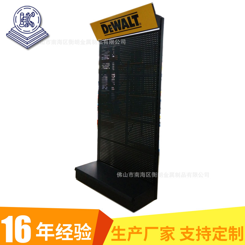 多功能五金工具架挂板烘焙工具收纳置物架冲孔洞板方孔展示架