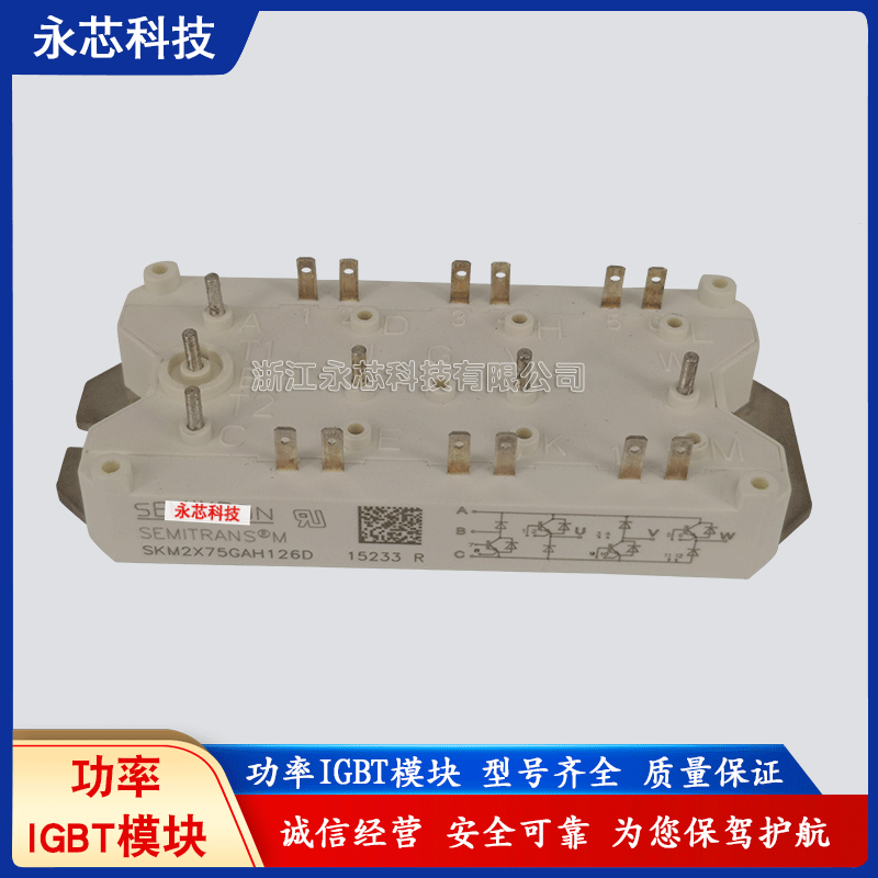 全新原装功率IGBT模块SKM2X75GAH126D现货供应