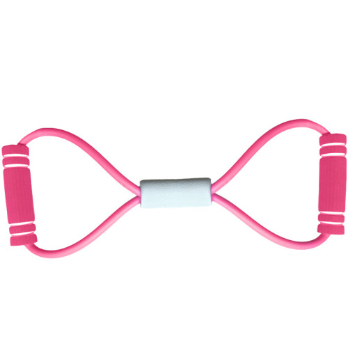8-character tension rope color 8-character breast expansion and shaping device yoga rubber band latex tensioner elastic stretch belt