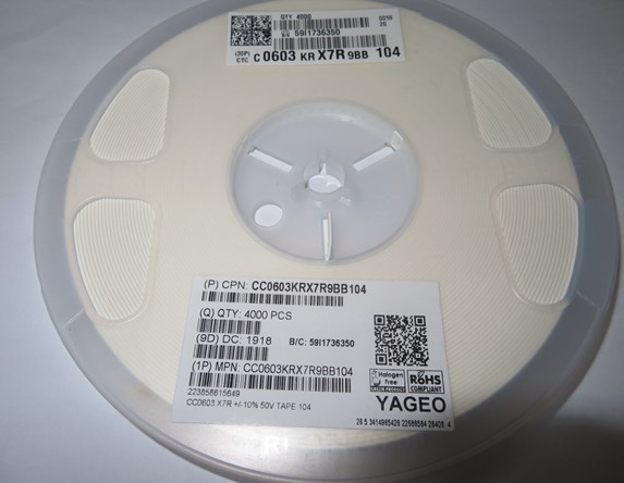 特价 贴片电容 0603 104K X7R 100NF 50V 10% 全新原装