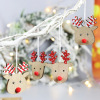 Christmas cartoon wooden decorations, pendant for elderly, suitable for import